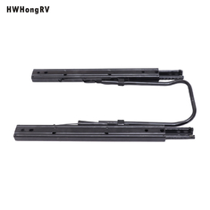 Hwhongrv Truck Seat Slider RV Car Van Seating Rails Steel with Length of 385mm Black Standard Single Color General Seat HS-L385