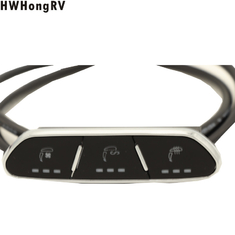 New Design RV seat Triple control switch key for the ventilation and heating and massage/soft touch auto seat controller