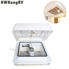 HWHongRV 280* 280mm Car Van Modified Roof Vent Hatch Van Exhaust Roof Camper RV Trailer Ventilated fan