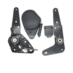 Car Seat Backrest Hinge with 0-180degree Adjustment Car Seat Backrest Adjuster Black Steel Standard Vehicle General Seat HUIHONG