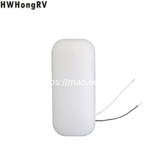 HWHongRV 12V warm White Ultra-Thin Dome LED Light Interior Lamp Caravan Campervan RV ceiling down Light with switch