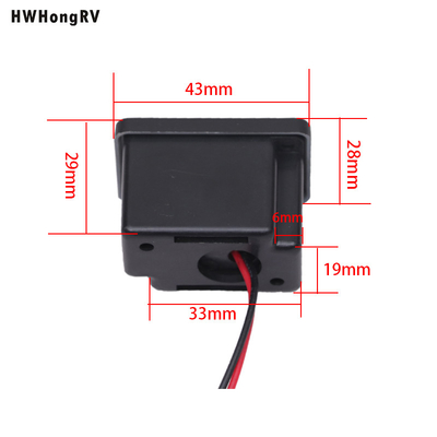 RV car  electrical seat  built-in USB connector with the duel ports  for the camper van seats