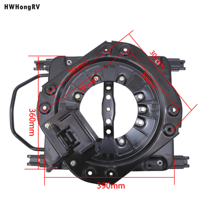 RV Car Seat Rotating forward and backward mechanism seat swivel 360 degree auto seat rotary swivel plate base with slide rail