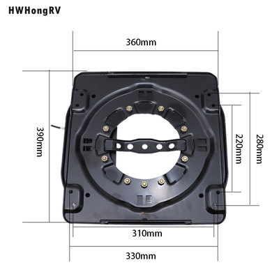 Car Seat swivel for bus and motorhomes  RV modification parts campervan Seat Adaptors for motor home  captain seat swivel