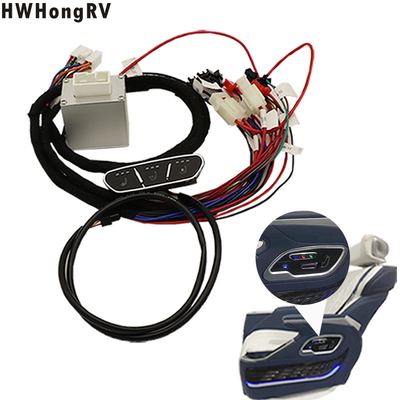 New Design RV seat Triple control switch key for the ventilation and heating and massage/soft touch auto seat controller