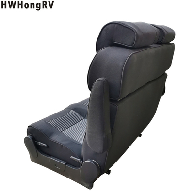 RV 2 fold double caravan seats with fabric cover for the campervan bed seating with rotatable backrest seat cushion