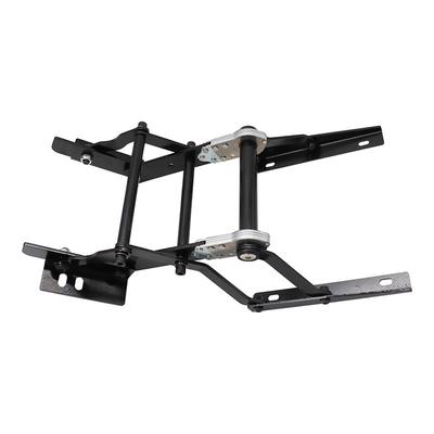 manual Adjustable leg rest support in a car seat