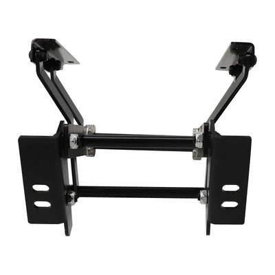 manual Adjustable leg rest support in a car seat