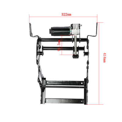 Car seat electric leg rest seat modification leg support commercial vehicle seat electric push rod type leg rest