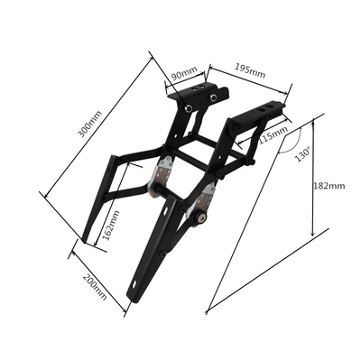 Car seat leg rest leg support extension pad rear rest pedals footrest car footrest stool
