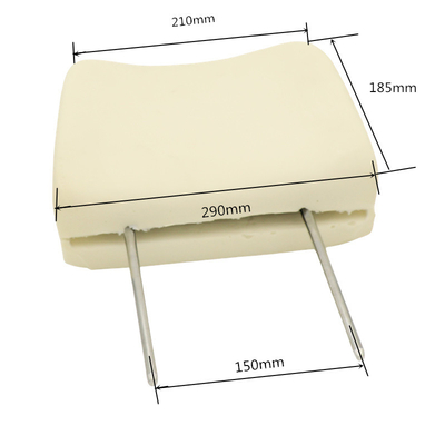 4 gears adjustable car headrest on height with adjust range 75mm