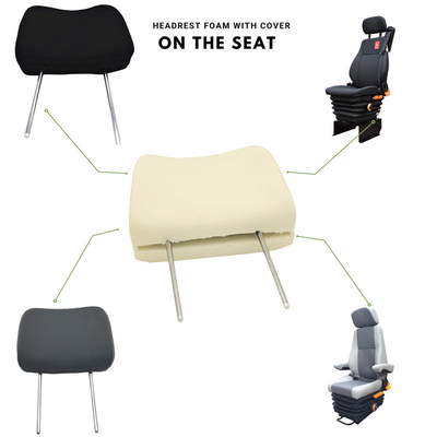 4 gears adjustable car headrest on height with adjust range 75mm