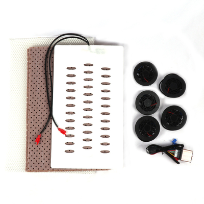 DC12V New design Car seat ventilation cooler with 5 fans and Alloy wire Heating System/car seat heater ventilation system