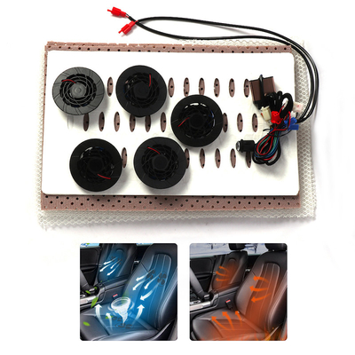 DC12V New design Car seat ventilation cooler with 5 fans and Alloy wire Heating System/car seat heater ventilation system