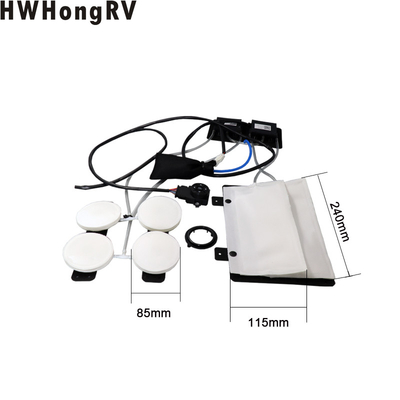 RV 4-ways pneumatic air bladder back lumbar support massage system car seat air lumbar support massage