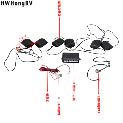 HWHongRV 12V RV car seat massage  vibrator balls system van chair electric massage vibrator auto parts
