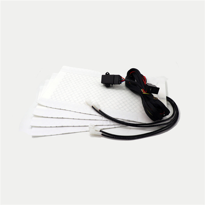 New design 12v dual control Hi-Lo car seat heater for 2 seats campervan seat heating pad
