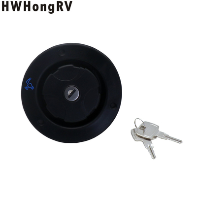 Campervan Parts black Fresh Water Drain Water Tank Locking Hatch Filler Caravan Water Fill Inlet