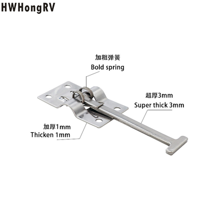 HWhongRV Truck Rear Door Holders Door Stop HookTruck Trailer Container Cargo Rear Door Holder Stopper