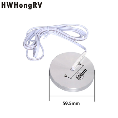 HWHongRV Surface Mounting Round LED RV/Ceiling Light 2.5w mini led under cabinet night light 12V DC