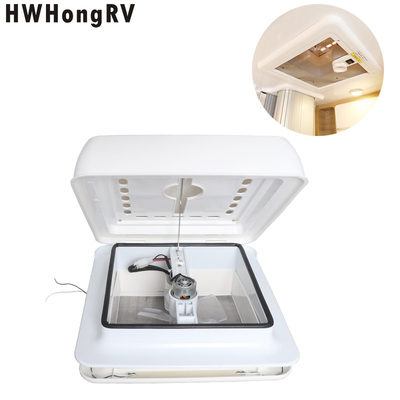 HWHongRV 280* 280mm Car Van Modified Roof Vent Hatch Van Exhaust Roof Camper RV Trailer Ventilated fan