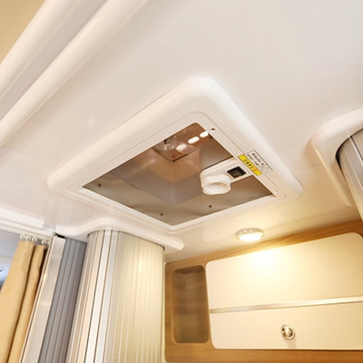 HWHongRV 280* 280mm Car Van Modified Roof Vent Hatch Van Exhaust Roof Camper RV Trailer Ventilated fan
