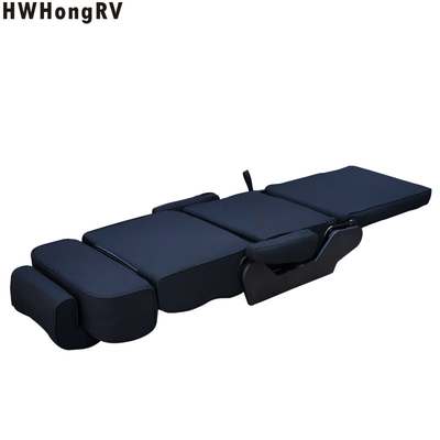 campervan 3 fold single caravan seating bed with 3 folds for the RV van seating sofa bed with the fashion Germany cloth cover