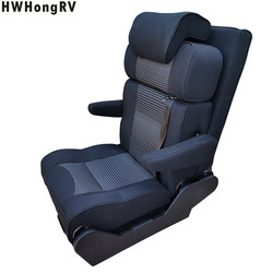 campervan 3 fold single caravan seating bed with 3 folds for the RV van seating sofa bed with the fashion Germany cloth cover
