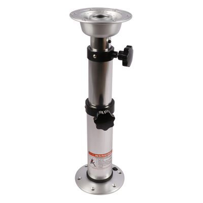 Motorhome Accessory Aluminum 3 stages Telescopic Table Base Compatible for RV Manual 3 Sections Lifting Table Legs