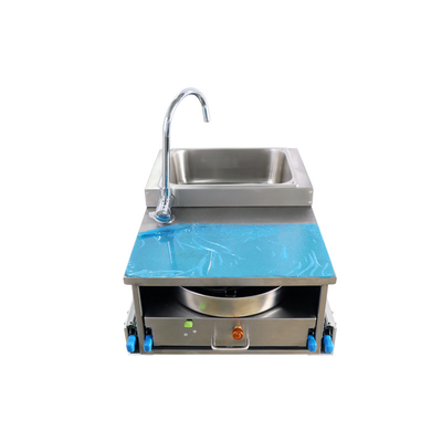 Hwhongrv Mini One Burner Pull Type Gas Stove Boat Caravan RV Stainless Steel Universal Rv Boat Folding Sink Integrated Tap