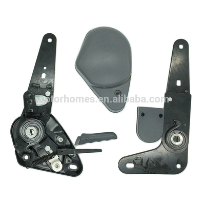 Car Seat Backrest Hinge with 0-180degree Adjustment Car Seat Backrest Adjuster Black Steel Standard Vehicle General Seat HUIHONG