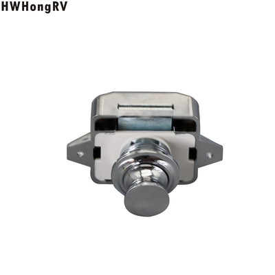 HWhongRV ZInc Alloy Keyless Push Button RV Large Cabinet Push Lock For Caravan Boat