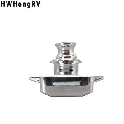 HWhongRV ZInc Alloy Keyless Push Button RV Large Cabinet Push Lock For Caravan Boat