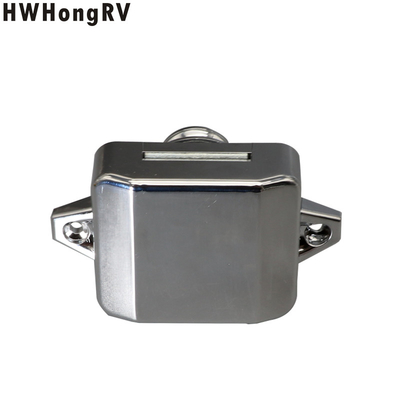 HWhongRV ZInc Alloy Keyless Push Button RV Large Cabinet Push Lock For Caravan Boat