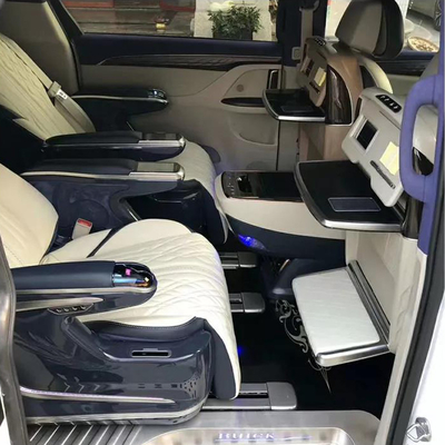 12V auto RV seat back folding table /dinner table/work table for luxury car van and V I P car with manual footrest