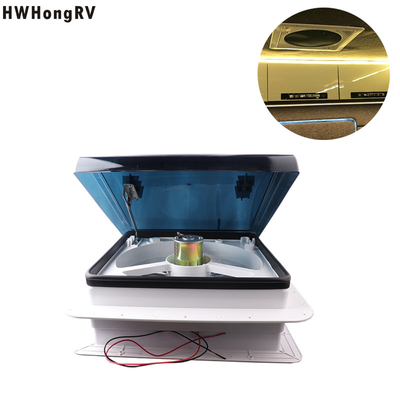 12V Caravan Accessories Roof Ventilation Fan White Motorhome Vent Fan RV Skylight Control for Motorhome Caravan Hwhongrv CN;SHX