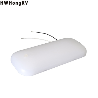 HWHongRV 12V warm White Ultra-Thin Dome LED Light Interior Lamp Caravan Campervan RV ceiling down Light with switch