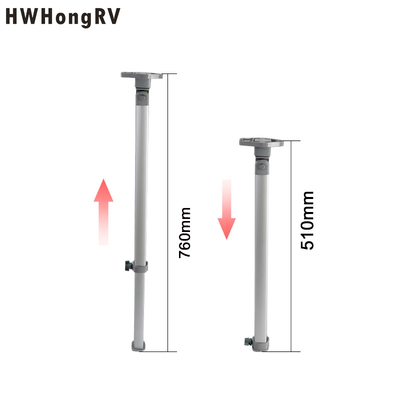 RV wall table leg with sliding function and  motor homes telescopic table legs support