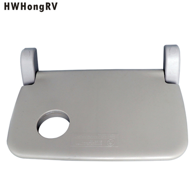 HWHongRV RV Auto foldable food tray bus seats back fold table Plastic foldable van seat tray table with drink holder