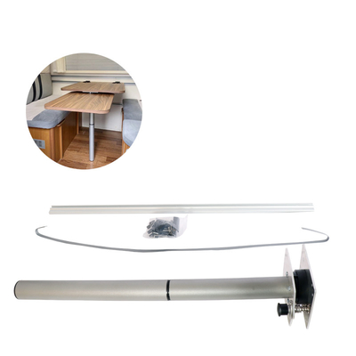 Campervan wall table leg with slider and motor homes Double-layer extended swing table legs with double table head