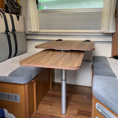 Campervan wall table leg with slider and motor homes Double-layer extended swing table legs with double table head