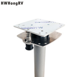 Campervan wall table leg with slider and motor homes Double-layer extended swing table legs with double table head