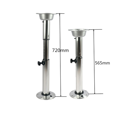 Marine and Caravan Adjustable Table Pedestal RV table pedestal leg with bases dinette for yacht boat camper trailer is made of