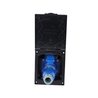 RV Camper 220V-240V 16A External Flush Hook Up Waterproof Plug Socket
