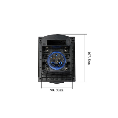 RV Camper 220V-240V 16A External Flush Hook Up Waterproof Plug Socket