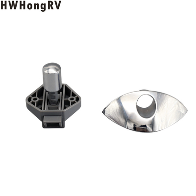 HWHongRV Zinc Alloy Boat Motorhome Caravan Trailer Rv Push Button Locks Handle Press Cabinet Door Lock