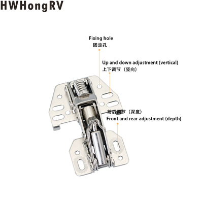 Motorhome Hydraulic Buffer Caravan Cabinet Hinge trailer door hinge for  campervan door hinge with damping