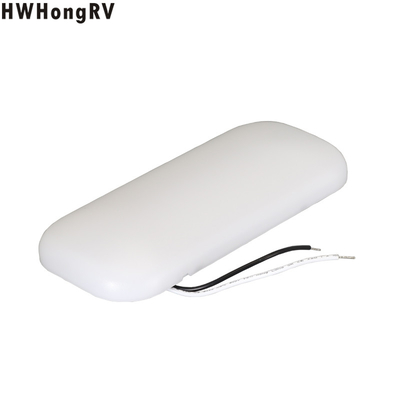 HWHongRV campes 12V rectangle Ultra-Thin Dome LED Light Interior Lamp Caravan Motorhome RV surface mount Light