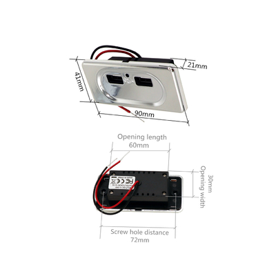 2 Port USB Charger New Caravan Camping Motorhome RV Portable