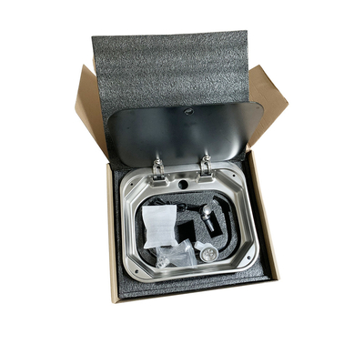 RV kitchen parts Stainless Steel basin with lid including the foldable